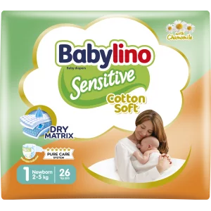 Pannolini Babylino Sensitive: Taglia 1 - da 2 a 5Kg