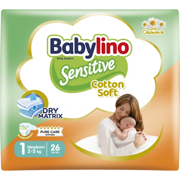 Pannolini Babylino Sensitive: Taglia 1 - da 2 a 5Kg