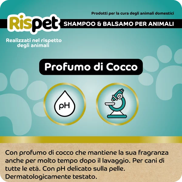 Shampoo Rispet cocco e keratina