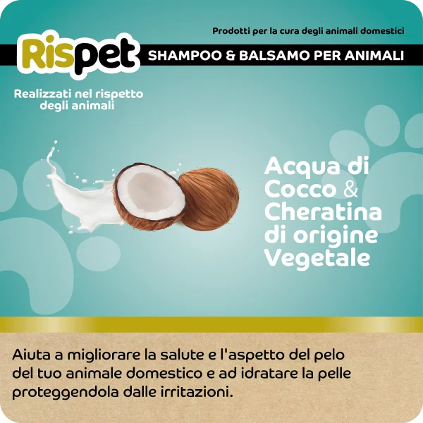 Shampoo Rispet cocco e keratina