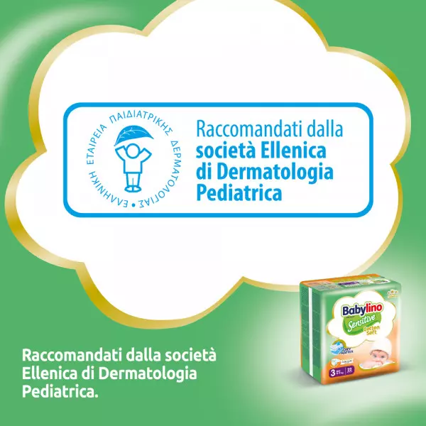 Babylino Sensitive: Taglia 3 - da 4 a 9 Kg.