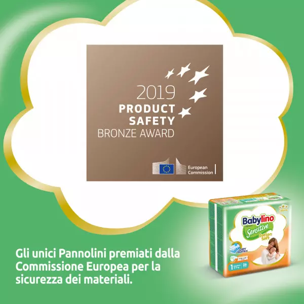 Pannolini Babylino Sensitive: Taglia 1 - da 2 a 5Kg